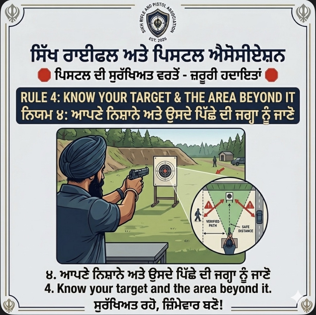 Rule 4 of Firearm Safety